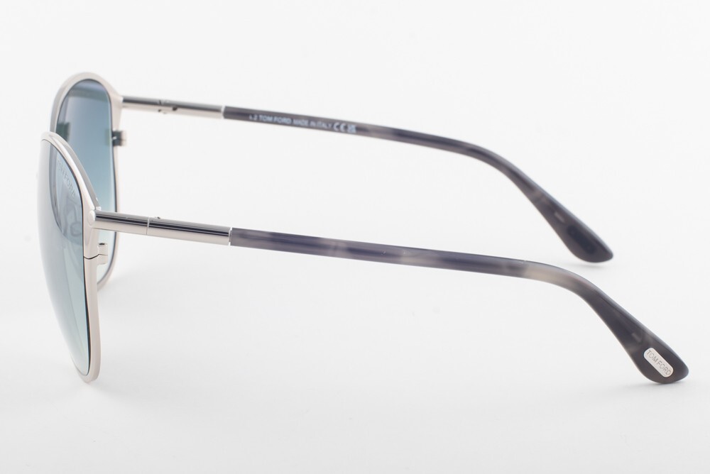 Tom Ford PENELOPE 320 16W Silver / Blue Mirrored Gradient  display picture 2
