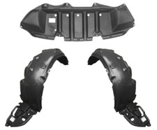 Front Fender Liner & Engine Under Cover Set For 2011-2013 Toyota Corolla