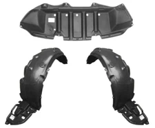 Front Fender Liner & Engine Under Cover Set For 2011-2013 Toyota Corolla