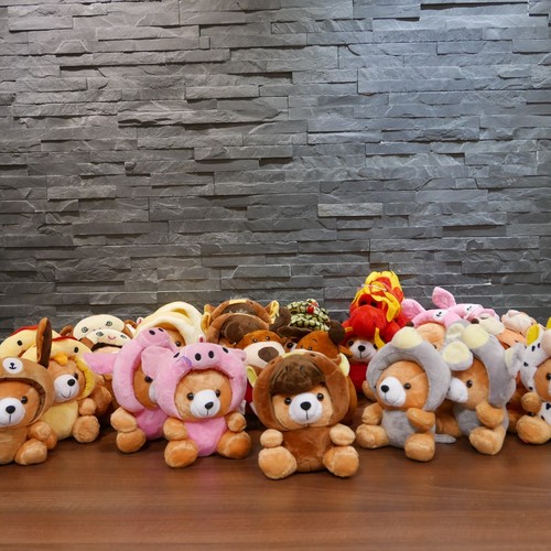 Plüschtier - Bär mit Tier-Kleidung nach Chinesischem  Tierkreiszeichen - Bild 1 von 15