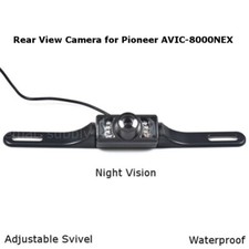 Rear View Camera Backup License Plate Night for Pioneer AVIC-8000NEX AVIC8000NEX