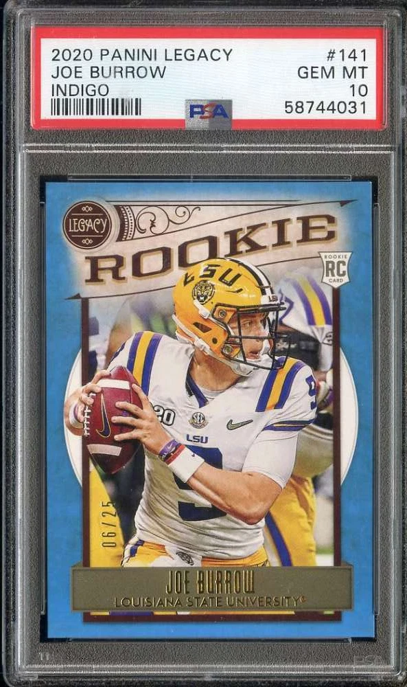 Joe Burrow Panini Legacy #141 Indigo