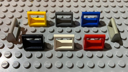 LEGO Parts 2432 (8pcs) Tile, 1x2 w Handle Choose Color