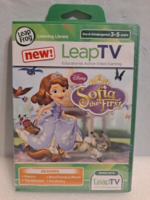 LeapFrog Disney Sofia The First Active Video Game  LeapTV, 2014 New Sealed