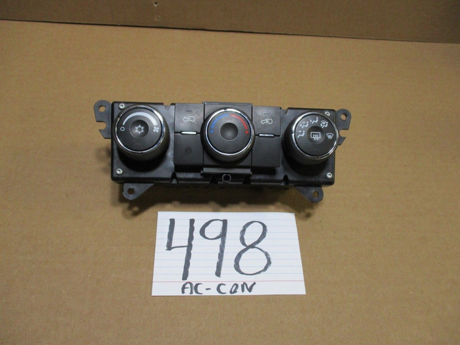 07 08 09 Chevrolet Equinox AC and Heater Control Used Stock #498-AC 