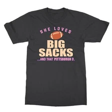 Pittsburgh Steelers "She Loves Big Sacks" Men's T-Shirt