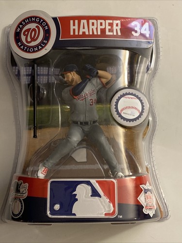 MLB Imports Dragon 6" Bryce Harper 34 Washington Nationals Figure Sealed New - Picture 2 of 9