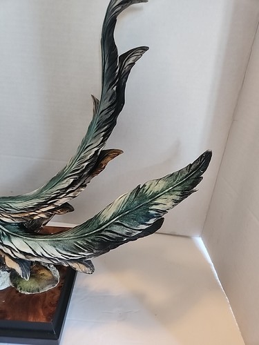 Vntg Giuseppe Armani BIRD OF PARADISE 1990 No COA/BOX Capodimonte Italy Pic/Desc - Picture 7 of 24