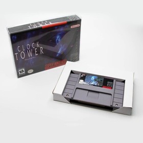 Clock Tower SNES Super Nintendo English Translation Rare Video Game NIB Famicom