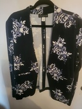 FLORAL NAVY BLUE BLAZER