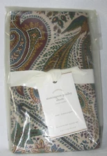 Pottery Barn Euro Pillow Sham Pillowcase Stonington Paisley New
