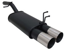 Novus Sportendschalldämpfer für Ford Fiesta (JH/JD) 2 x 90mm RL-Design