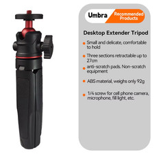 Mini Extendable Desktop Tripod Handheld Photography Bracket Stand with Flexible