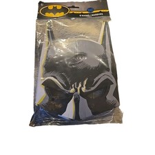 Batman Paper Birthday Party Masks 8 Count DC Comics by Unique