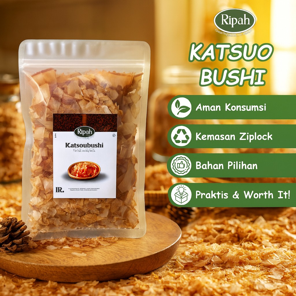 Katsuobushi Bonito Flocken 15g herzhaftes Topping für Ramen Aroma Ritual