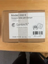Fantech DGD6  6 Inch Ventilation Grill With Damper