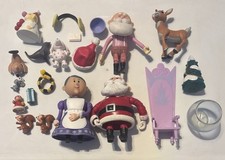 Rudolph the Red-Nosed Reindeer Lot - Santa Rudolph Mrs. Claus Loose Figures