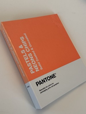 Pantone Pastels & Neons Chips Solid Coated and Uncoated Binder