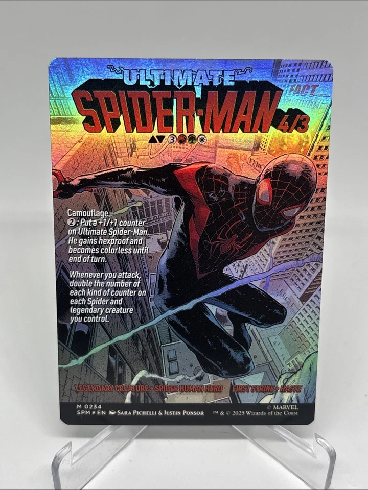 Miles Morales (0234) (Borderless) Marvel's Spider-Man Foil - Image 2 of 2