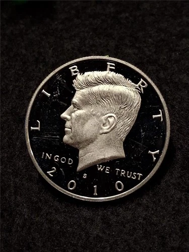 Picker's Bag of x1 2010-S PROOF KENNEDY 90% SILVER HALF DOLLAR          #MF-0522