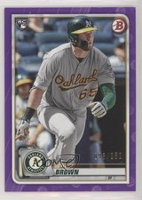 2020 Bowman Purple 93/250 Seth Brown #44 uk2