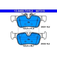 ATE Bremsbeläge hinten für BMW 2 Active Tourer X1 MINI Mini Clubman