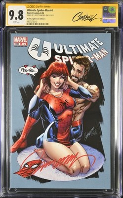 Ultimate Spider-Man #4 J Scott Campbell C Variant CGC 9.8 - Signed
