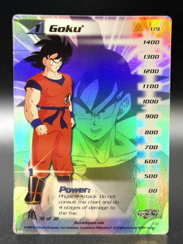 Dragon Ball Z CCG Score Saiyan Saga - Goku LV1 Hi-tech #179 - NM