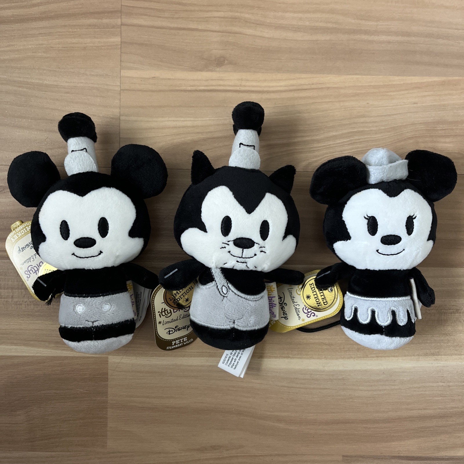 Hallmark Disney Itty Bittys~Steamboat Willie: Mickey, Minnie, and Pete~NWTS