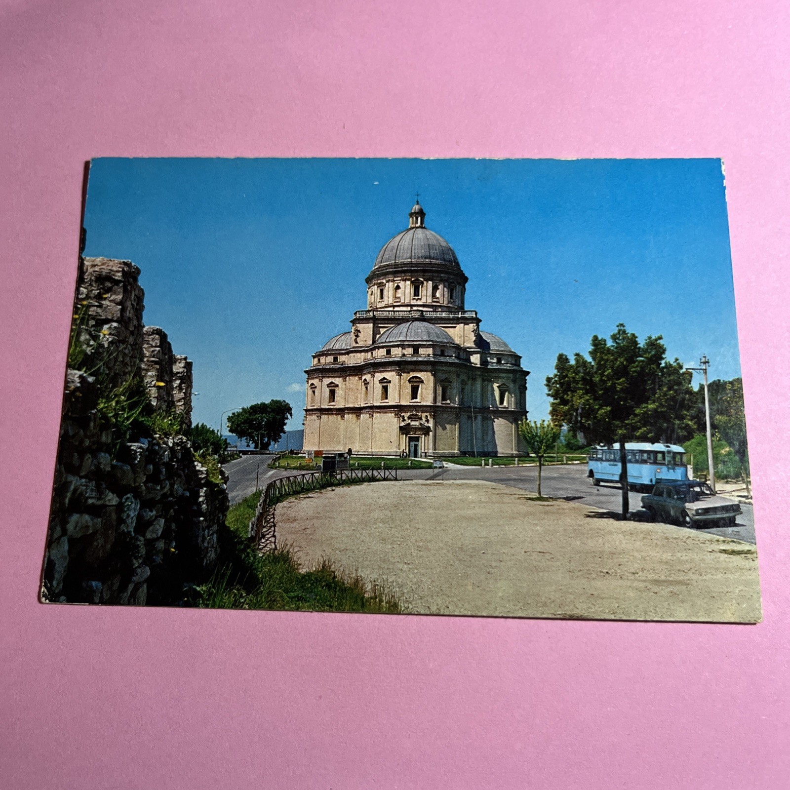 CARTOLINA A COLORI COLLEZIONE - TODI TEMPIO DELLA CONSOLAZIONE BRAMANTE