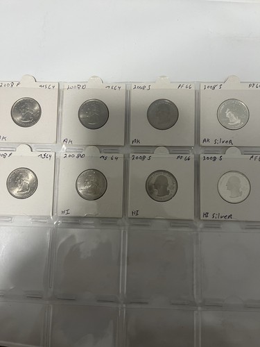 1999-2008 200-coin 50 State Quarter Complete UNC Set - Picture 10 of 11