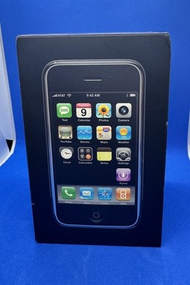 Apple iPhone 1. Generation 2g unaktiviert, 8GB mit Apple Icon 13 AT&T Box 