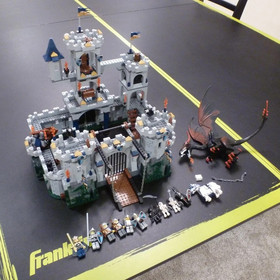Lego King's Castle Siege 7094 Castle Fantasy Era 100% Complete Dragon Knight Set