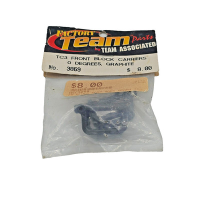 Team Associated Factory team TC3 Front block carrier, 0 degrees #3869