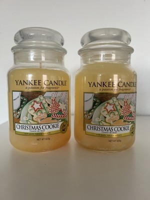 2x Yankee Candle Christmas Cookie NEU Duftkerze groß je 623 g Großes Glas