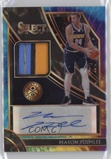 2019 Panini Select Memorabilia Tie-Dye Prizm /25 Mason Plumlee #AM-MPL Auto 17pt