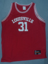 VINTAGE WES UNSELD LOUISVILLE CARDINALS ADIDAS TRUE SCHOOL SEWN JERSEY 2XL 54