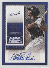 2015 Panini Contenders Prospect Ticket Correlle Prime #4 Auto q2x