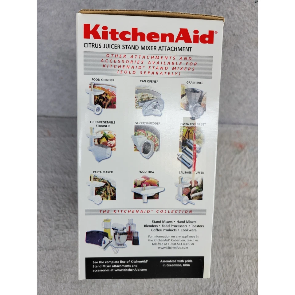 KitchenAid Exprimidor de Cítricos Soporte Mezclador Accesorio Modelo Je Foto 3 de 4