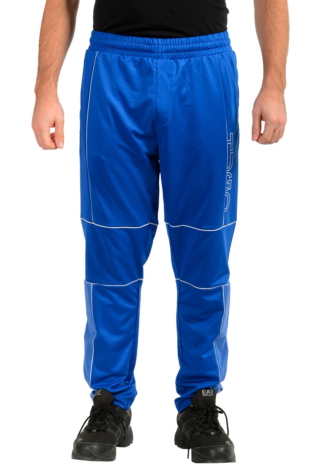 Спортивные брюки Hugo Boss мужские Dalluminio_XP синего цвета с логотипом US L IT 52 14990₽