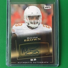 2015 Sage Hit - Autographs Malcolm Brown #A28 Black (AU, RC)