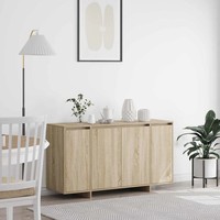 Sideboard Sonoma-Eiche Nachbildung Landhaus Holzwerkstoff 135X41X75Cm