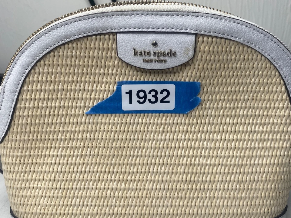 Bandolera Paja Tejida Kate Spade Sylvia X-Large (Tamaño Pequeño) NUEVO SIN ETIQUETAS Foto 4 de 4