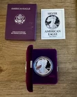 1990-S Proof American Silver Eagle Dollar $1 Box & COA US Mint Bullion OGP