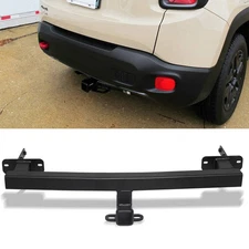 Black 2" Trailer Tow Hitch Fits 15-22 Jeep Renegade Towing Receiver Class-3 NEW