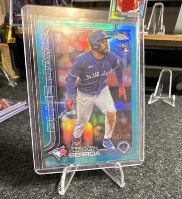 Topps 2023 Topps Chrome Steward Berroa RC #163 Toronto Blue Jays /299
