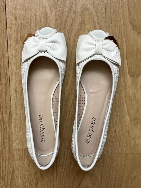 Women Bigioni Heels White Leather 39