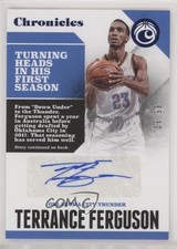 2017-18 Panini Chronicles Auto Blue 38/99 Terrance Ferguson #CA-TFG Auto 00jz