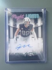 🔥2025 Panini Black MAXX CROSBY Night Lights On Card Autograph #4/15 RAIDERS🔥
