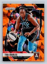 2024 Panini Prizm WNBA Tina Charles Orange Ice 36
